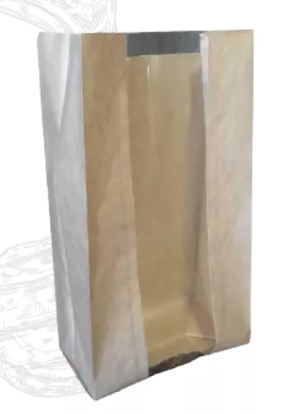 Sacs kraft sans poignées avec fenêtre cristal Visuel 1 principal Sacs kraft sans poignées avec fenêtre cristal Visuel 1 principal